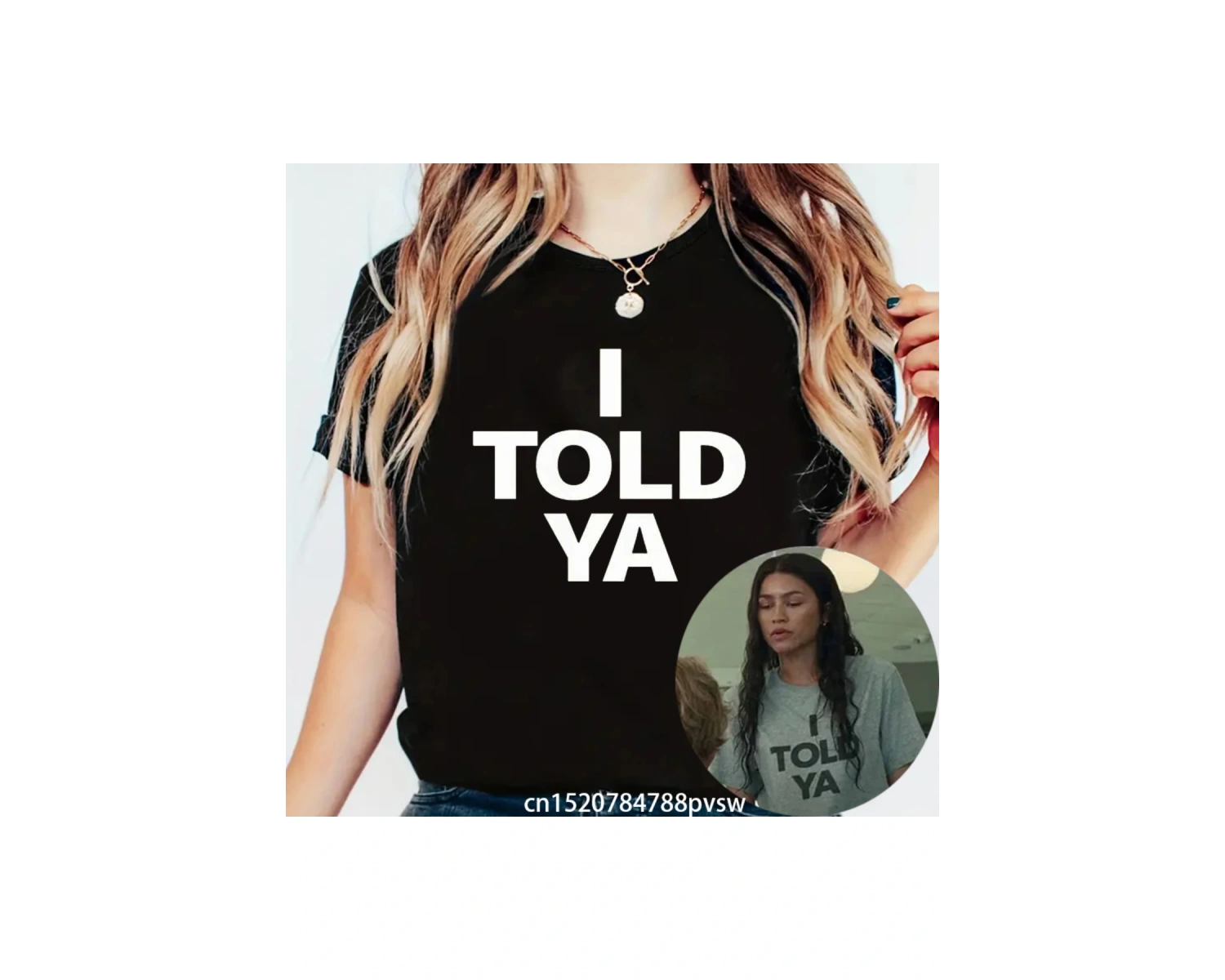 Beyaz lar komik söyledim YA gers gers baskı yaz o-boyun üst