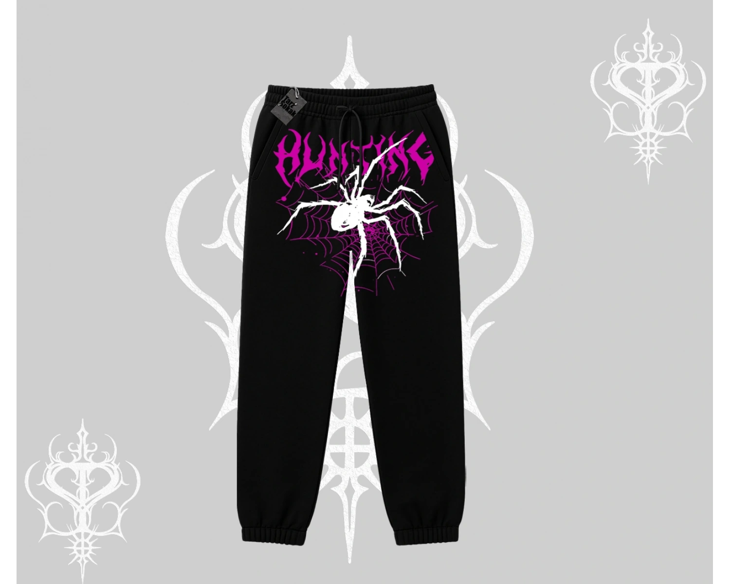 Beyaz Lastikli Eşofman Altı Autumn Spider