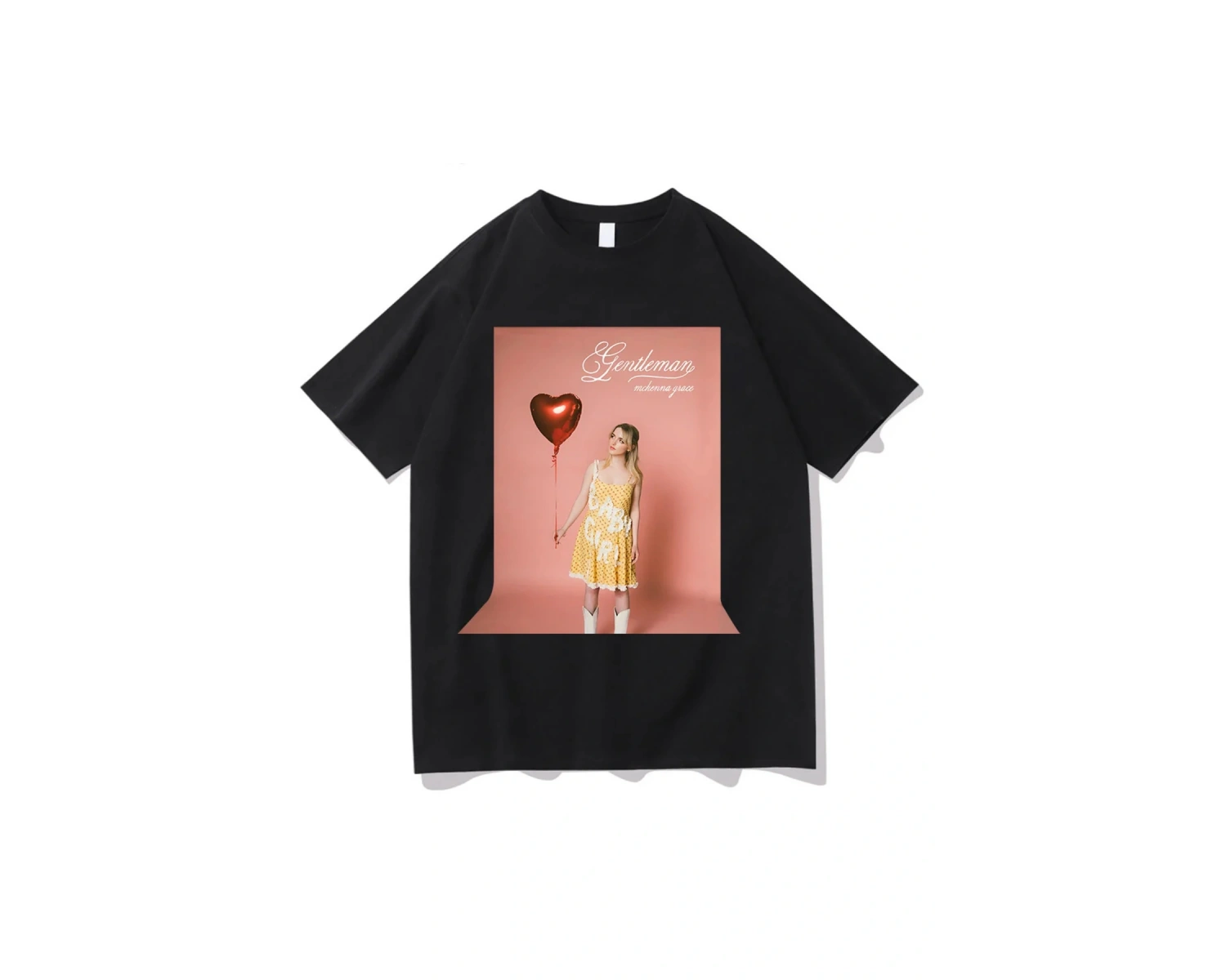 Beyaz Mckgrace Grace Gentemen şarkı lu 3D 3D ler/lar Tees