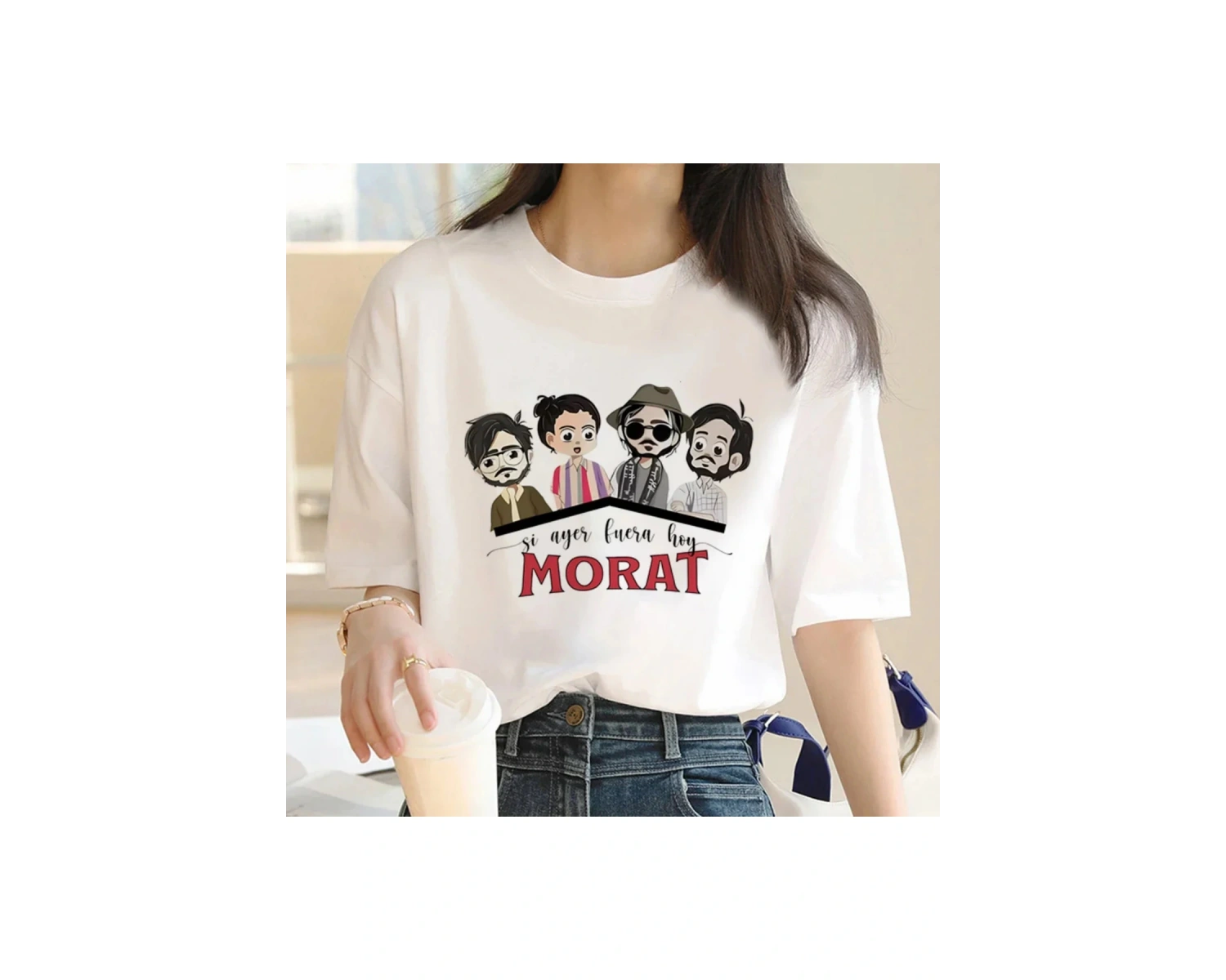 Beyaz Morat yaz tasarımcı Tshirt grafik komik Streetwear giysi kıyafetleri