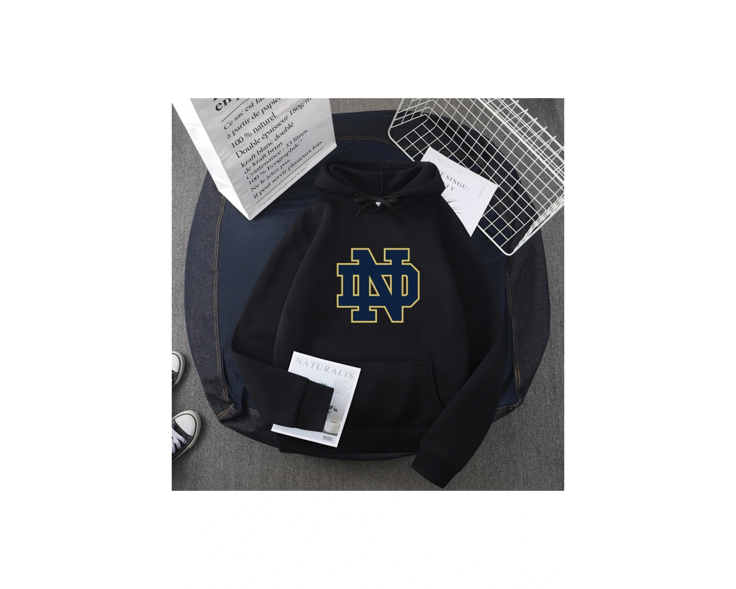 Beyaz ND VEYA DN Basit desen Fasshion