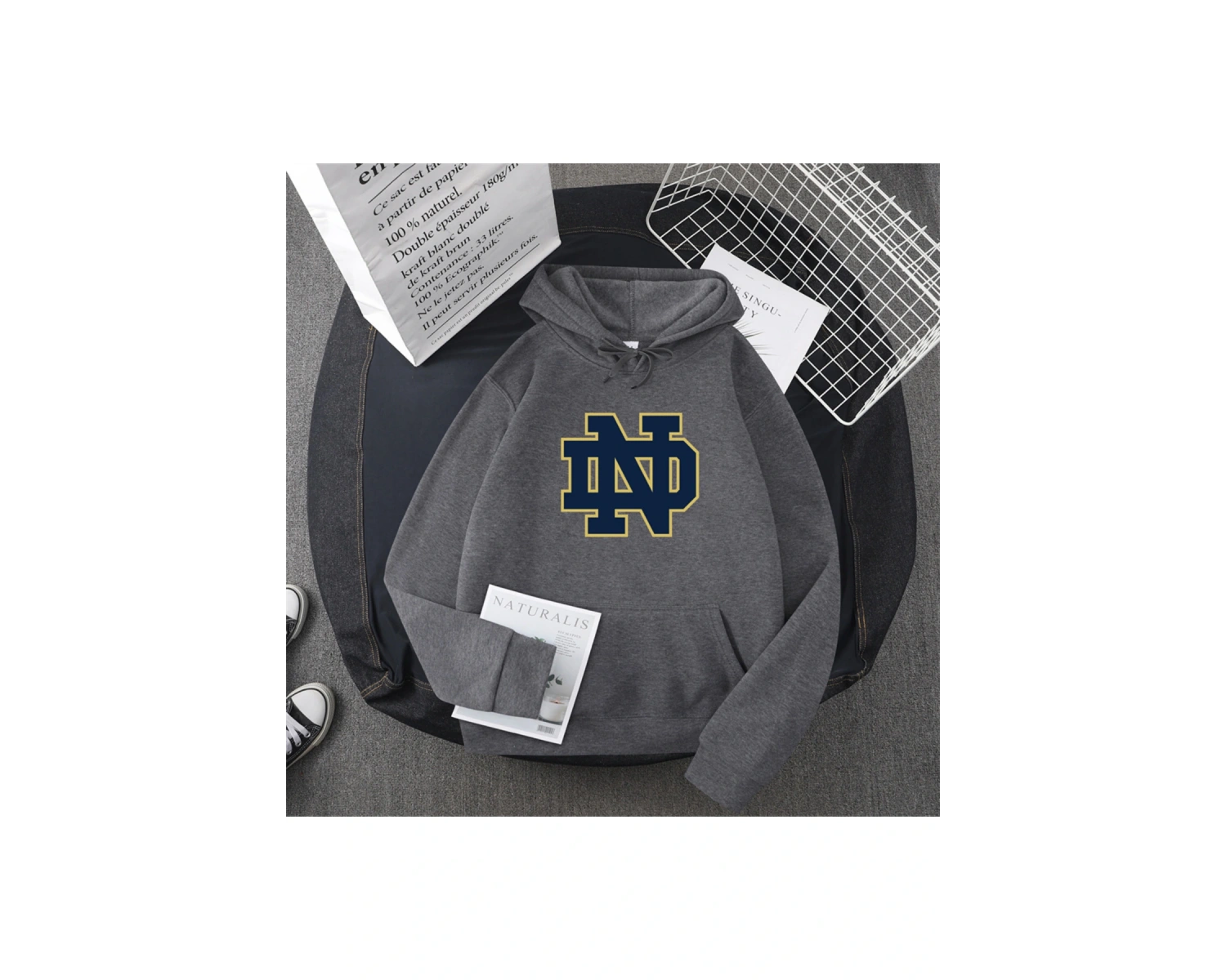 Beyaz ND VEYA DN Basit desen Fasshion