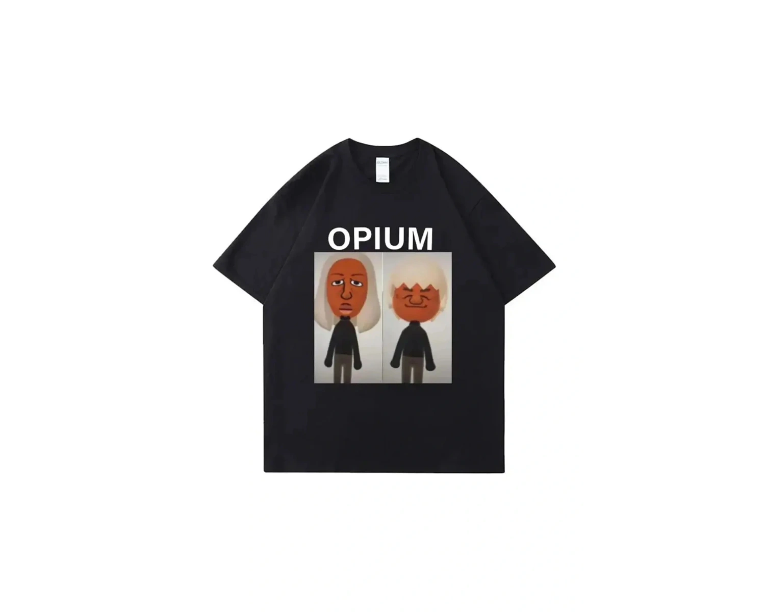 Beyaz OPIUM Ken Carson Yalnız Yok Komik Wii Karakterler Meme Grafik Karikatür