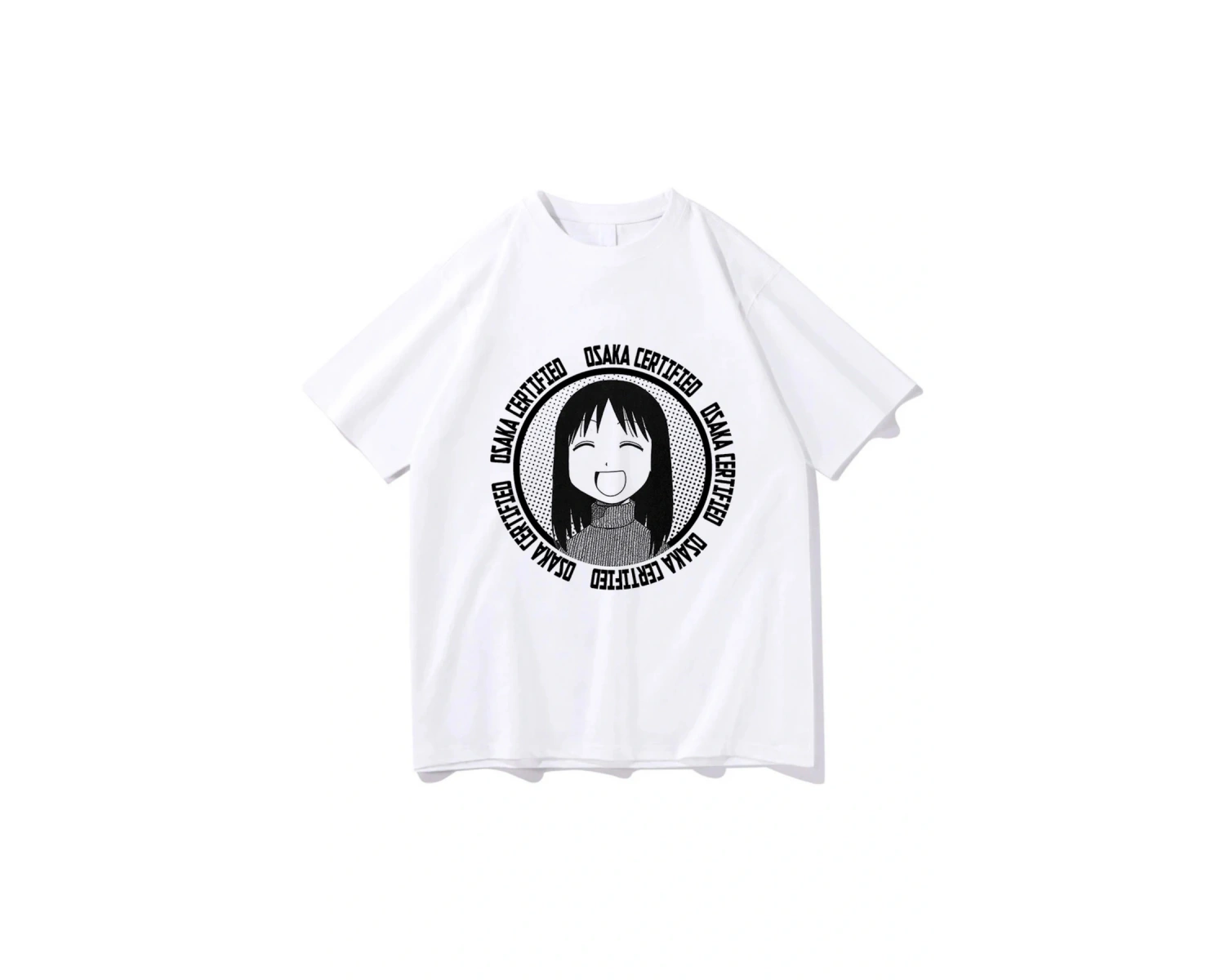 Beyaz Osaka Sertifikalı ler Harajuku Kawaii Ayumu Tshirt Sıcak Unisex li