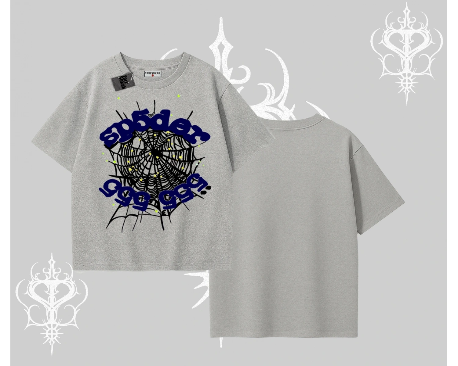 Beyaz Oversize Tişört Sp55der