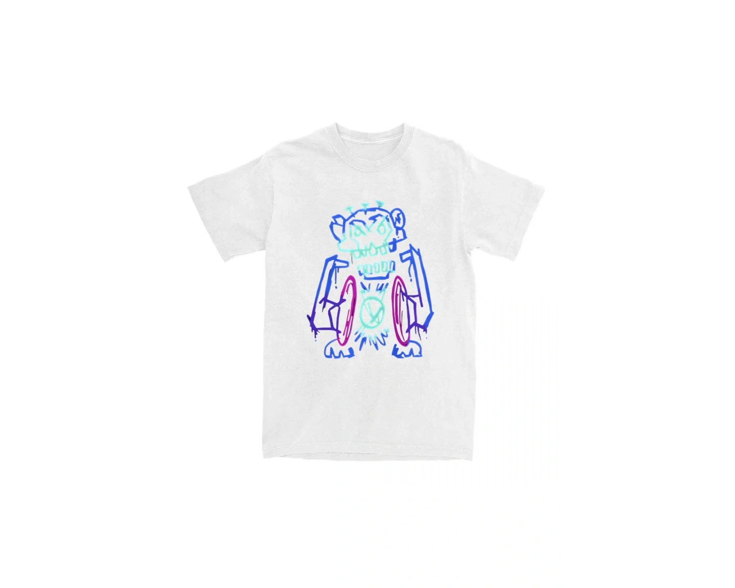 Beyaz Oyun Jinx Arcane leri Yaz O-Boyun Grafik Baskı Elbise Hip Hop Stre