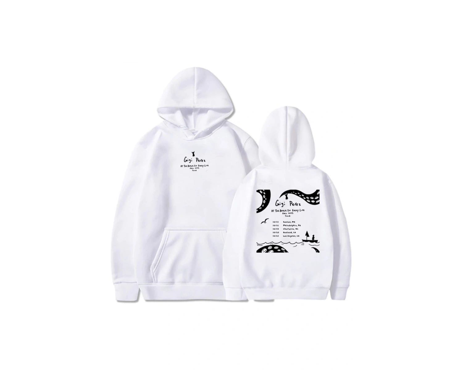 Beyaz Plajda Her Hayatta Tur , Gigi Perez Grafik Er