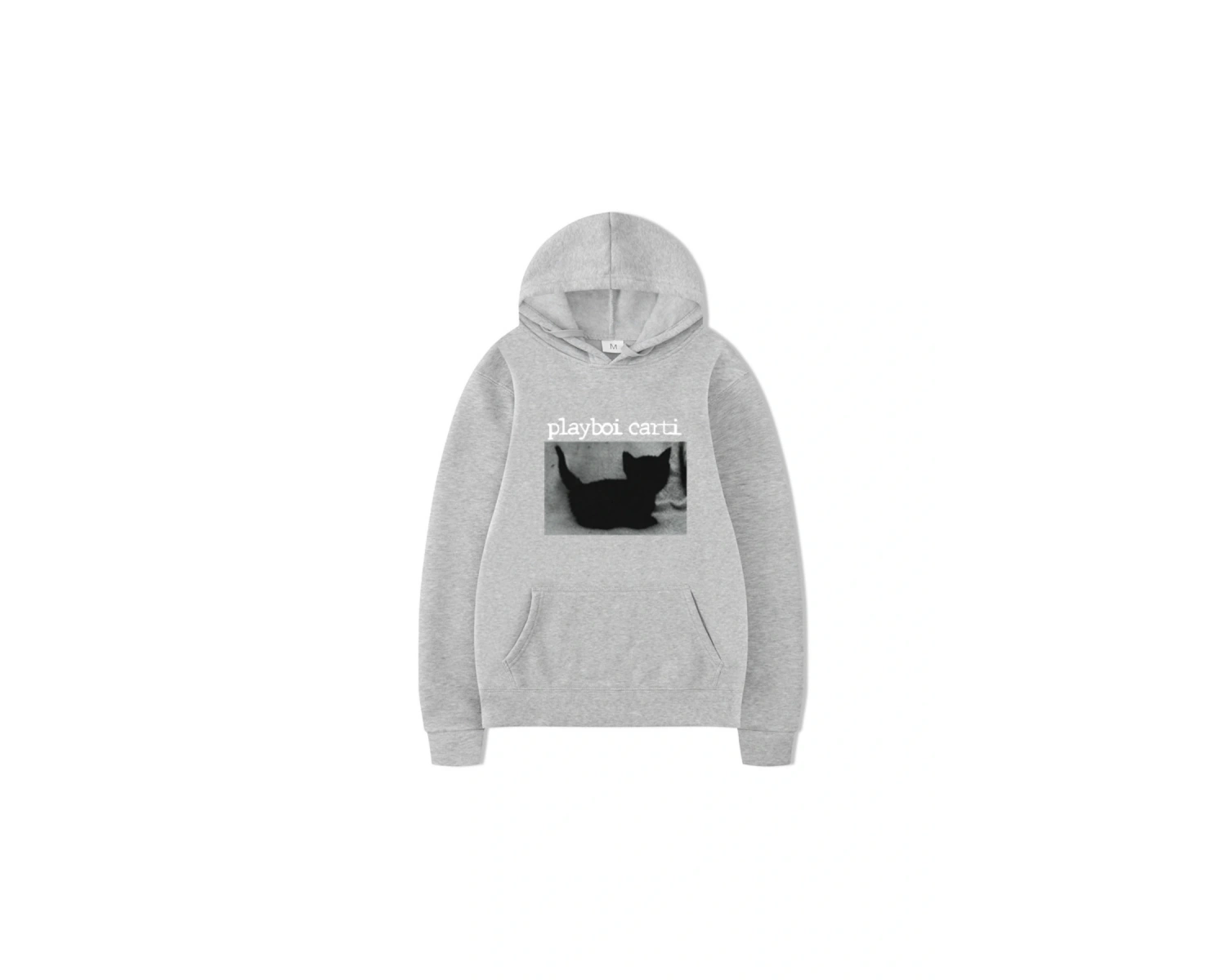 Beyaz Playboi Carti rapçi siyah kedi
