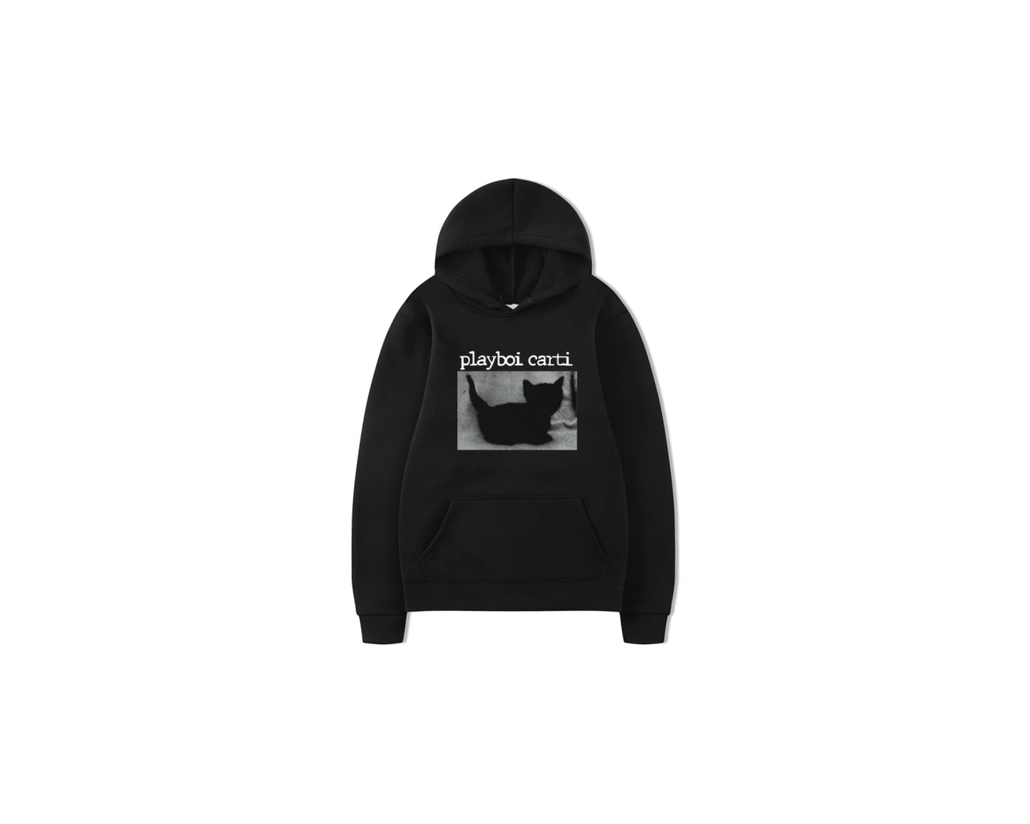 Beyaz Playboi Carti rapçi siyah kedi