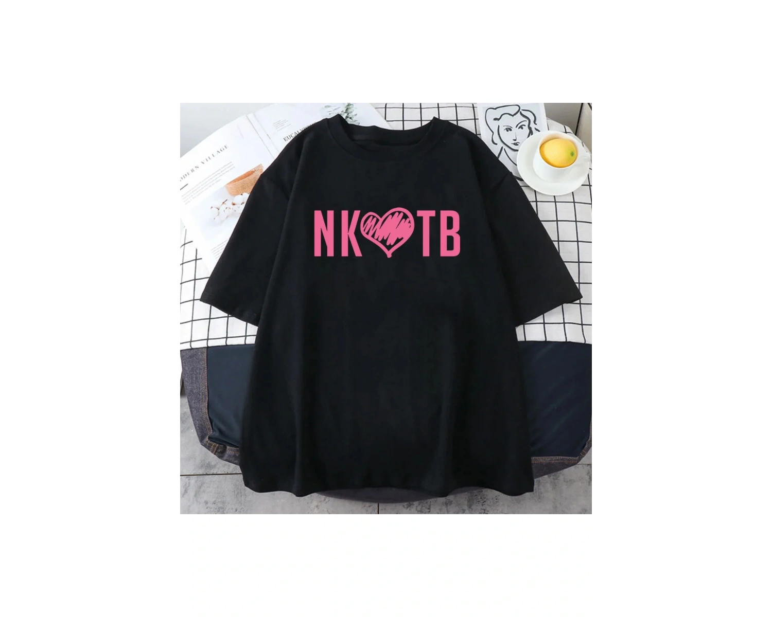 Beyaz Pop müzik NKOTB Band yaz -gömlek yeni çocuklar blok baskı tiş