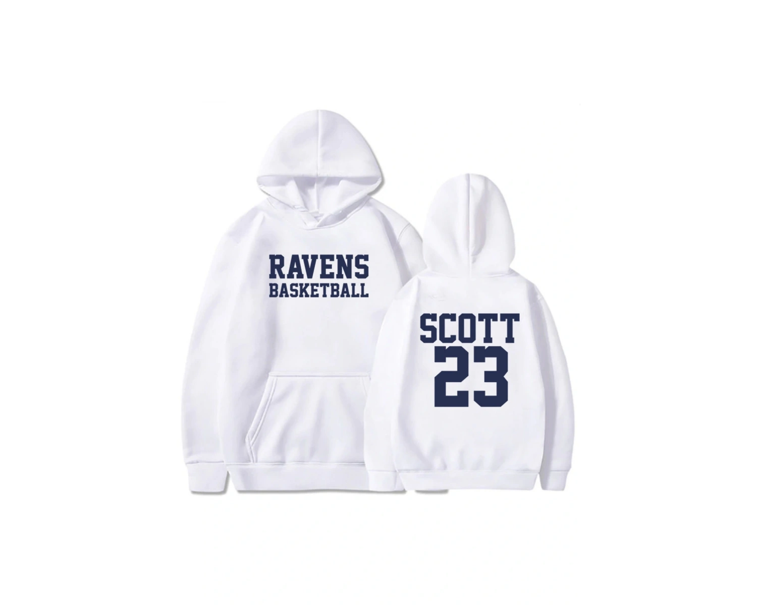 Beyaz Rabasketball basketbol ağacı Hill Scott23 Hoodies Moletom Feminino grafik U