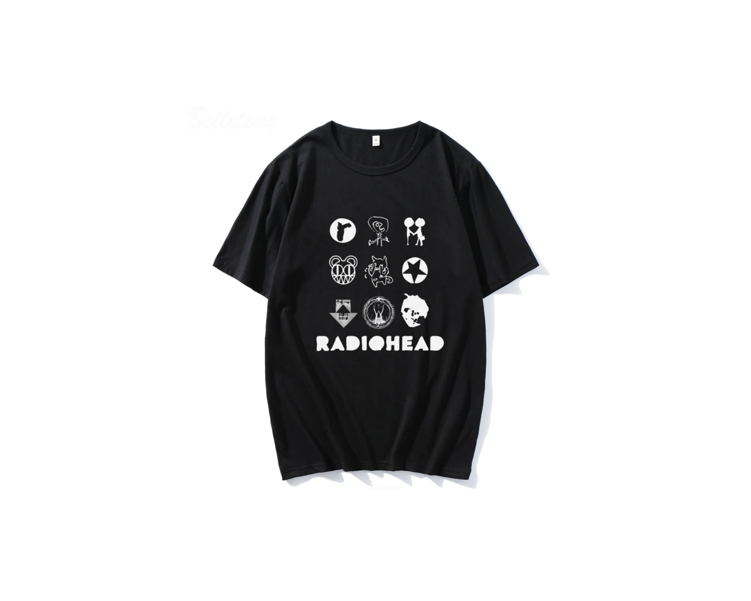 Beyaz Radiohead klasik ler ve lar 100 Indie hayranları bant Rock Boy baskı