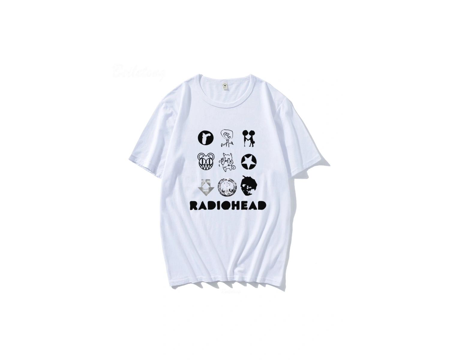 Beyaz Radiohead klasik ler ve lar 100 Indie hayranları bant Rock Boy baskı