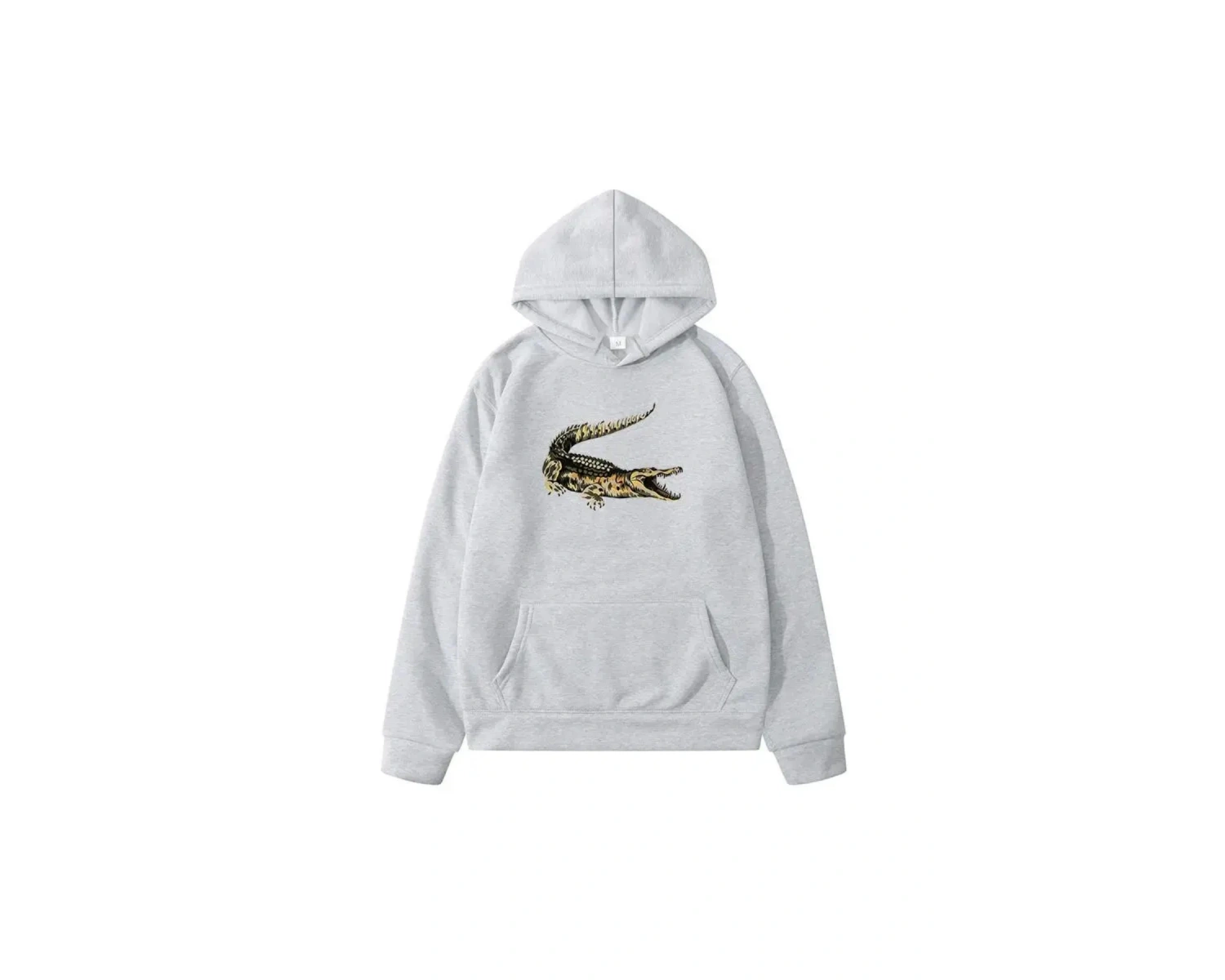 Beyaz Renkli Yeni Timsah Baskılı