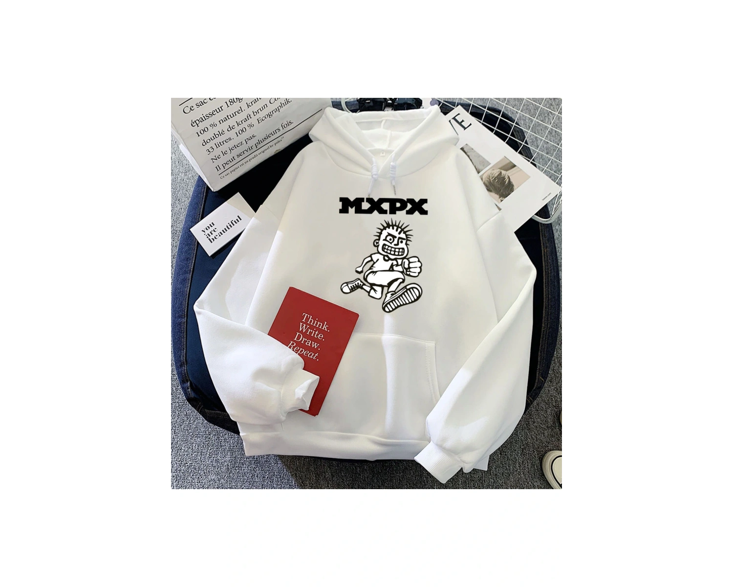 Beyaz Ropa Mujer mxderas MxPx ağır zihinsel Rock Band Roupas Femininas u