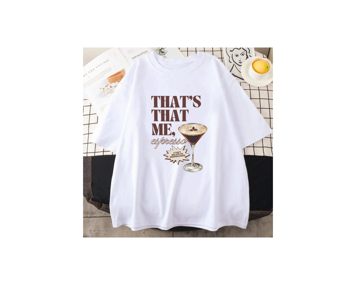 Beyaz Sabrina Marangoz Şarkıcı Grafik Albümü Espresso Bu Benim baskılı E