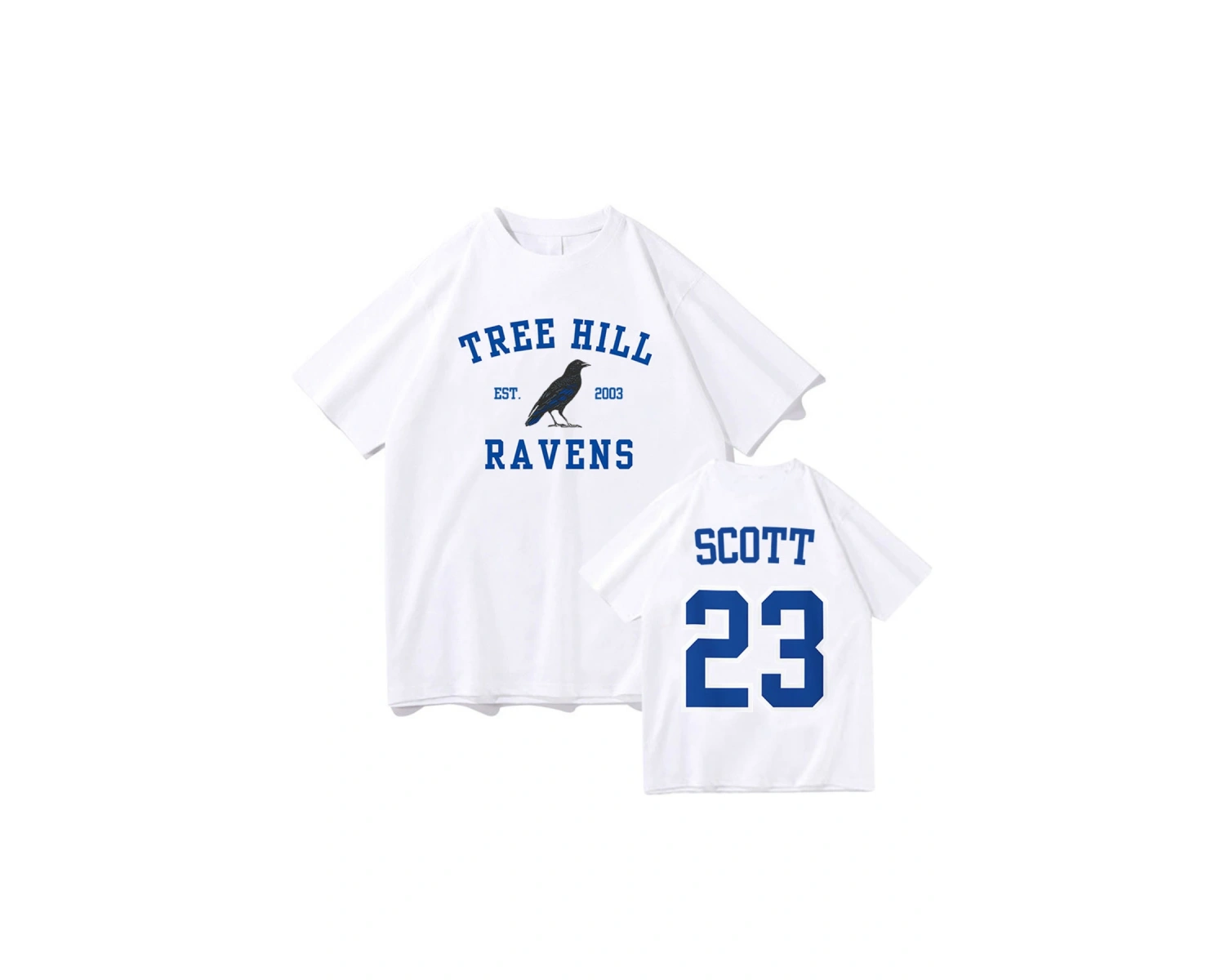 Beyaz Scott 23 TREE HILL RAVENS yaz lar/erkekler yüksek