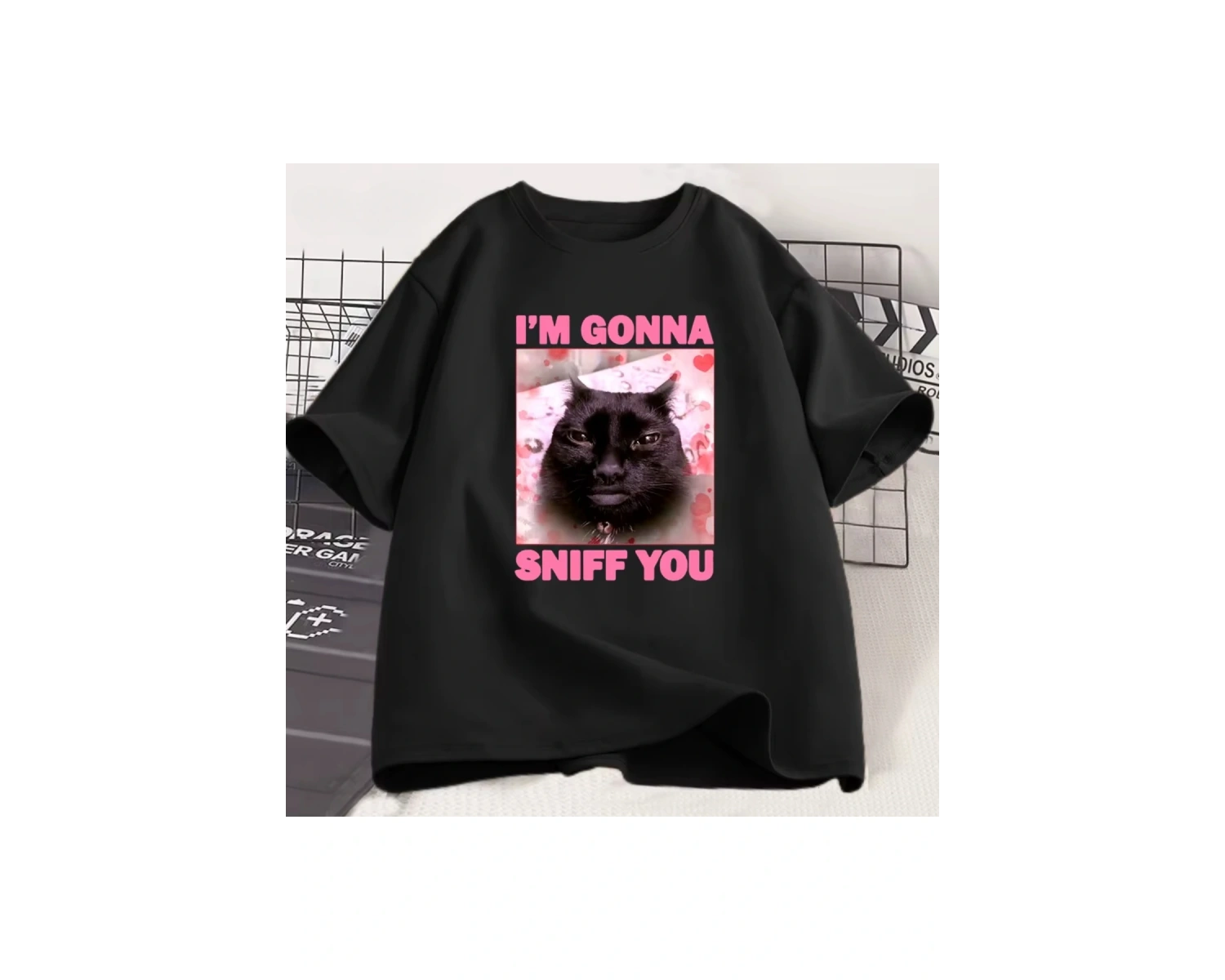 Beyaz Seni Koklanacak Komik Kedi Meme Tee ve için Beyin Rot Kediler Apta