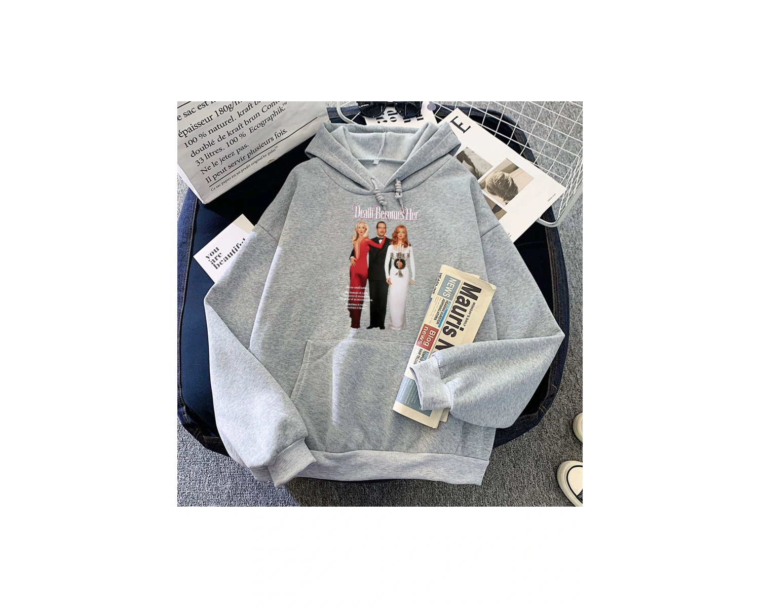 Beyaz Siyah Esprili Fantezi Film ÖLÜM BECOMES HER Film Grafik larE