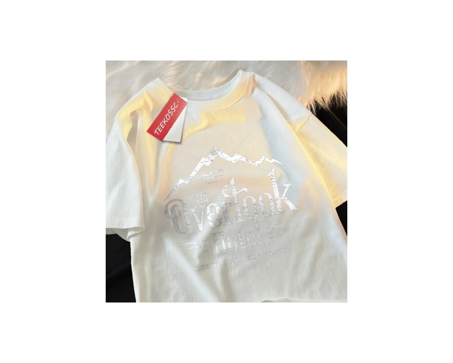 Beyaz Sokak Hip-Hop Nefes Estetik Vintage Yaz Sokak Şıklığı Kişilik Gra