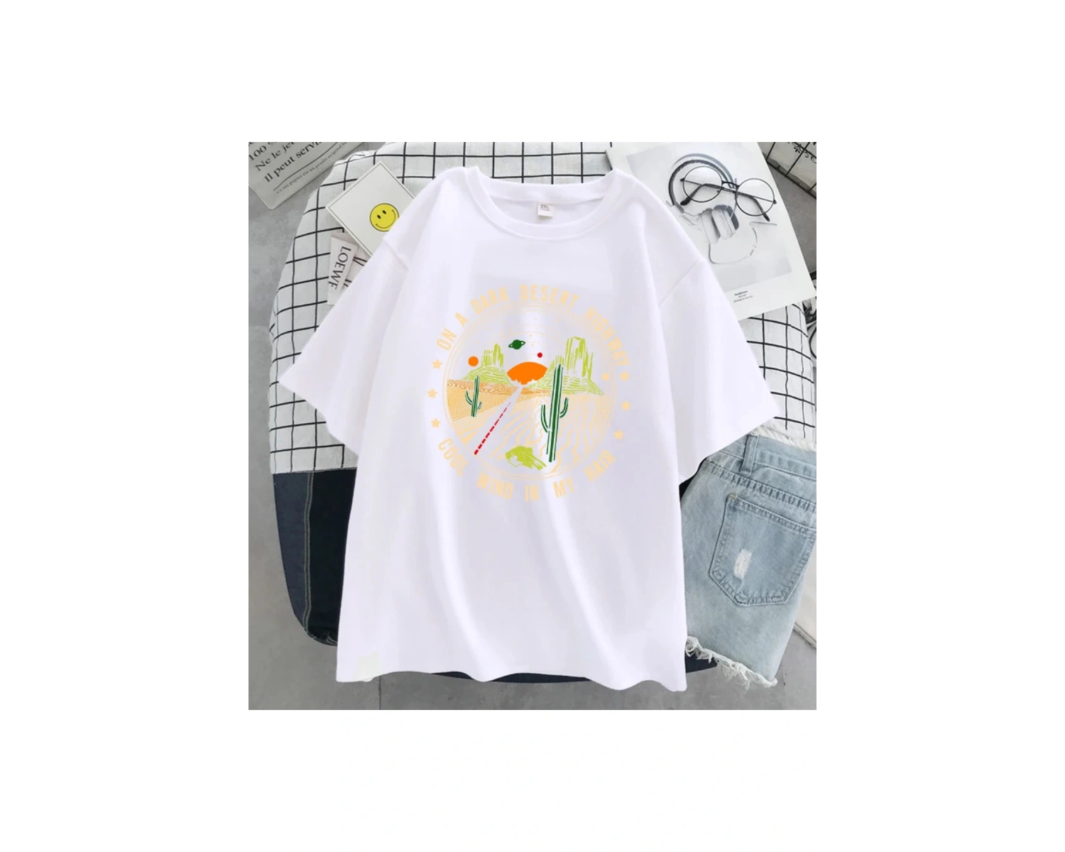 Beyaz Sokak Yumuşak Serin Rüzgar Karanlıkta Saçlarımdan Üfleme Çöl Gr