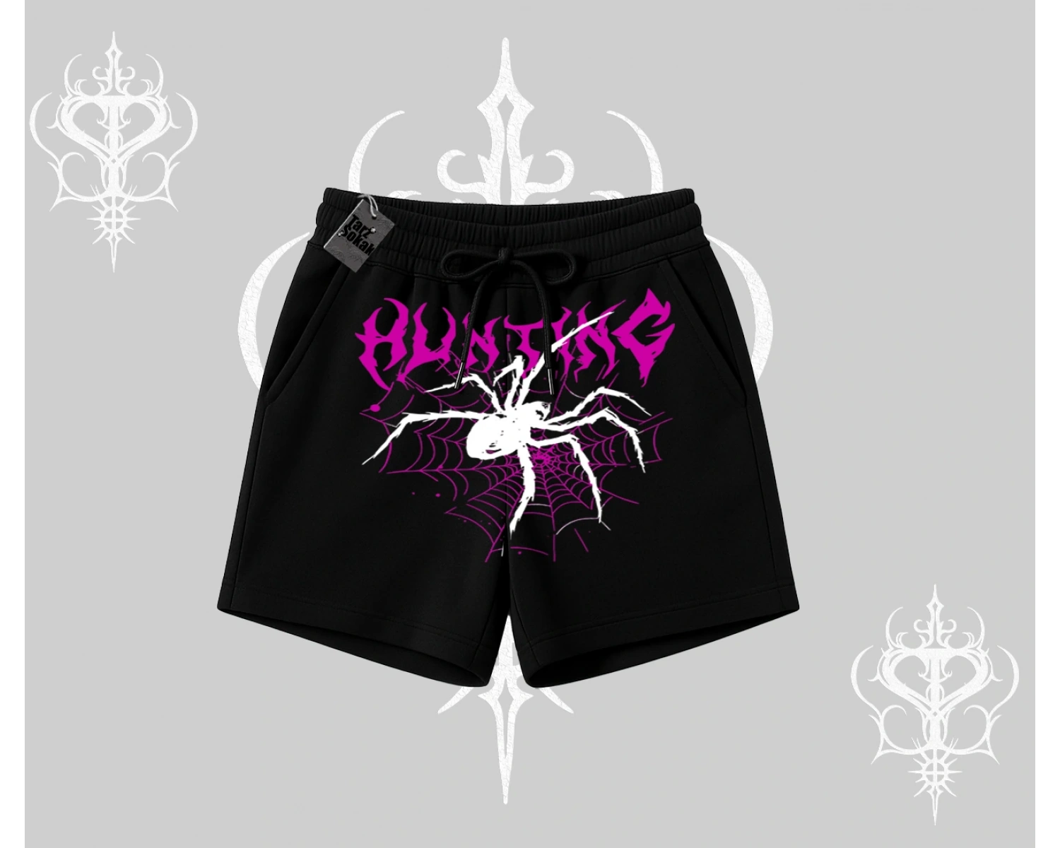 Beyaz Şort Autumn Spider