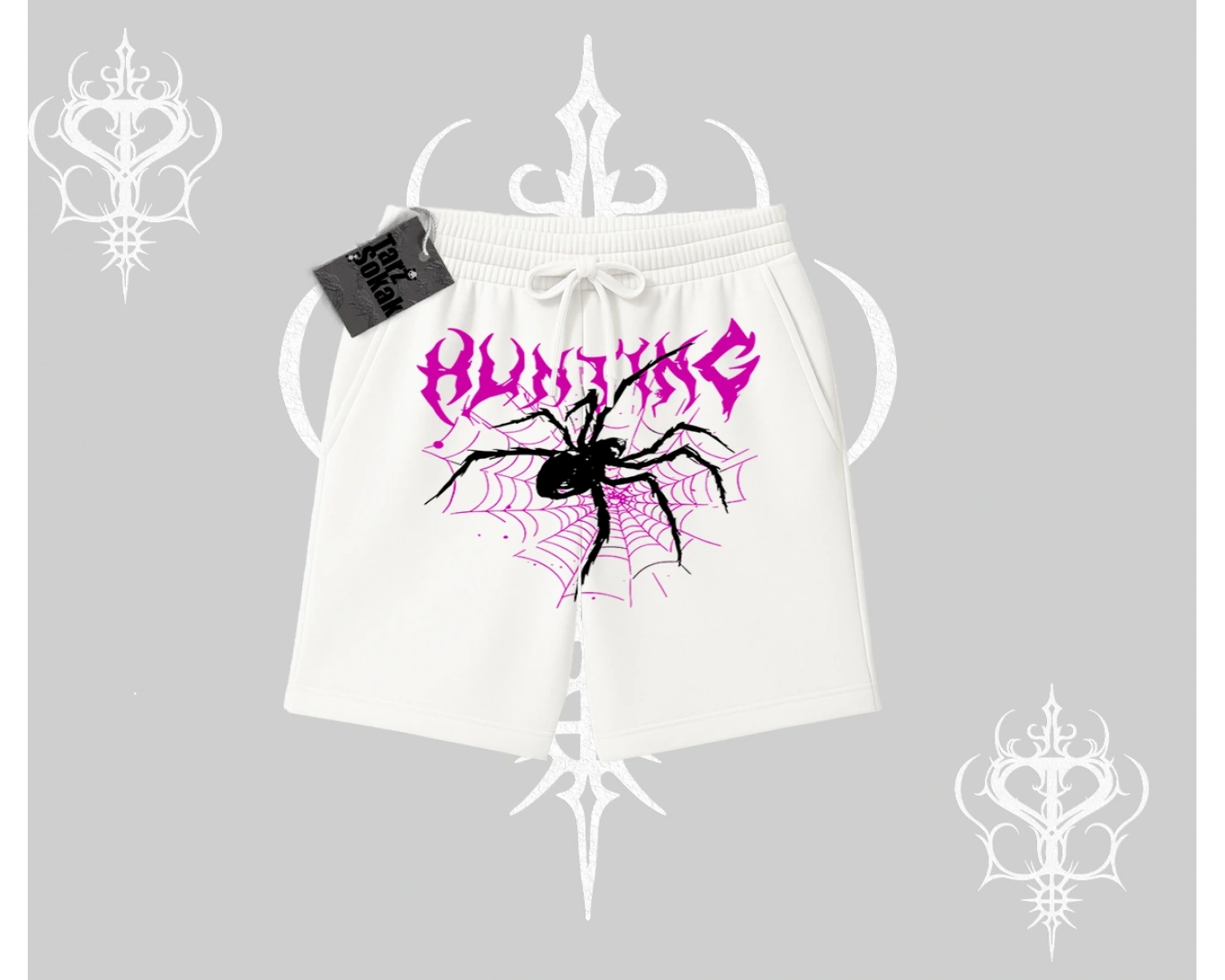 Beyaz Şort Autumn Spider