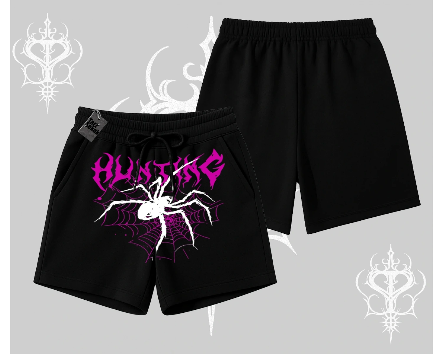 Beyaz Şort Autumn Spider