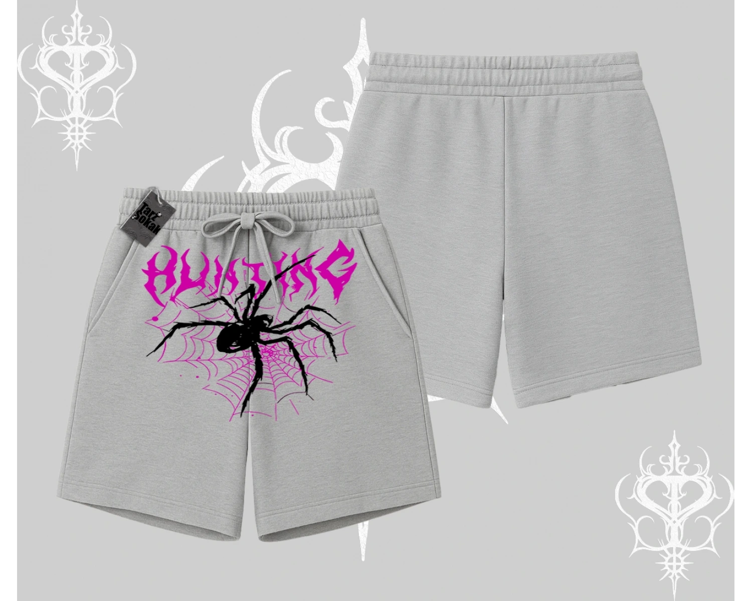 Beyaz Şort Autumn Spider