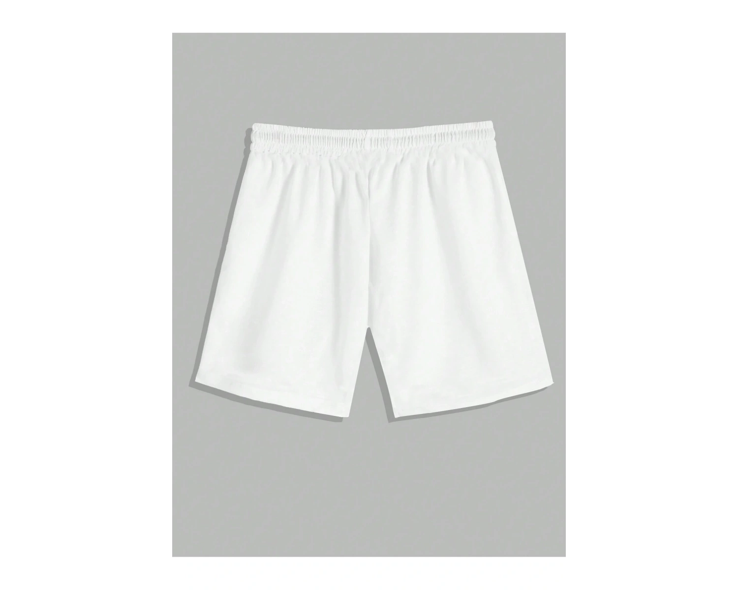 Beyaz Şort KOD Trend EMRG Erkek Ejderha Baskılı