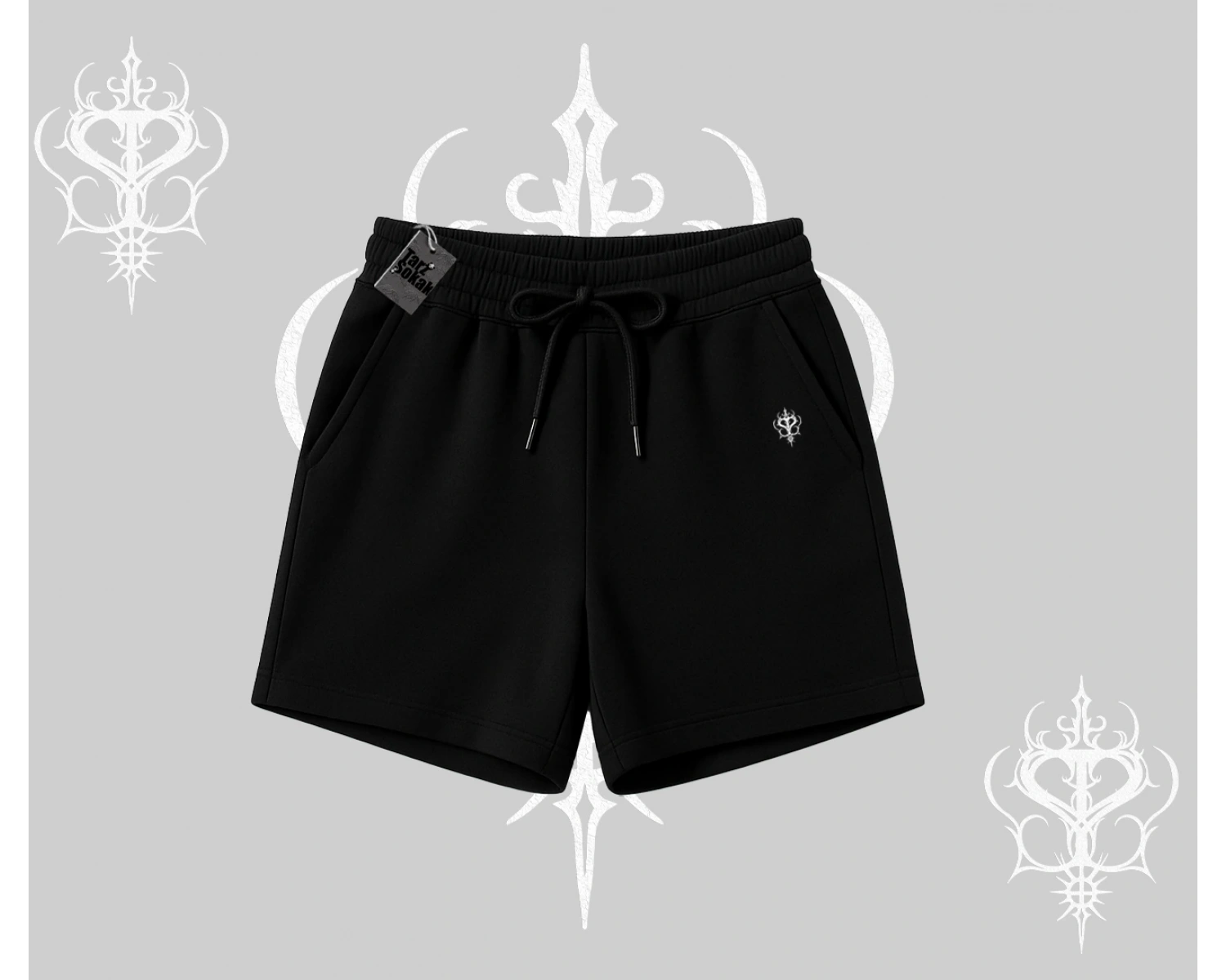 Beyaz Şort Özel logolu