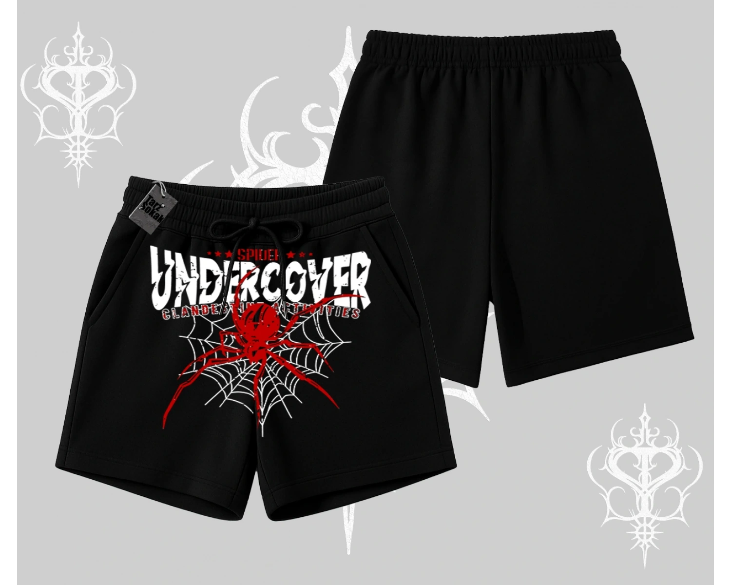 Beyaz Şort Spider Undercover