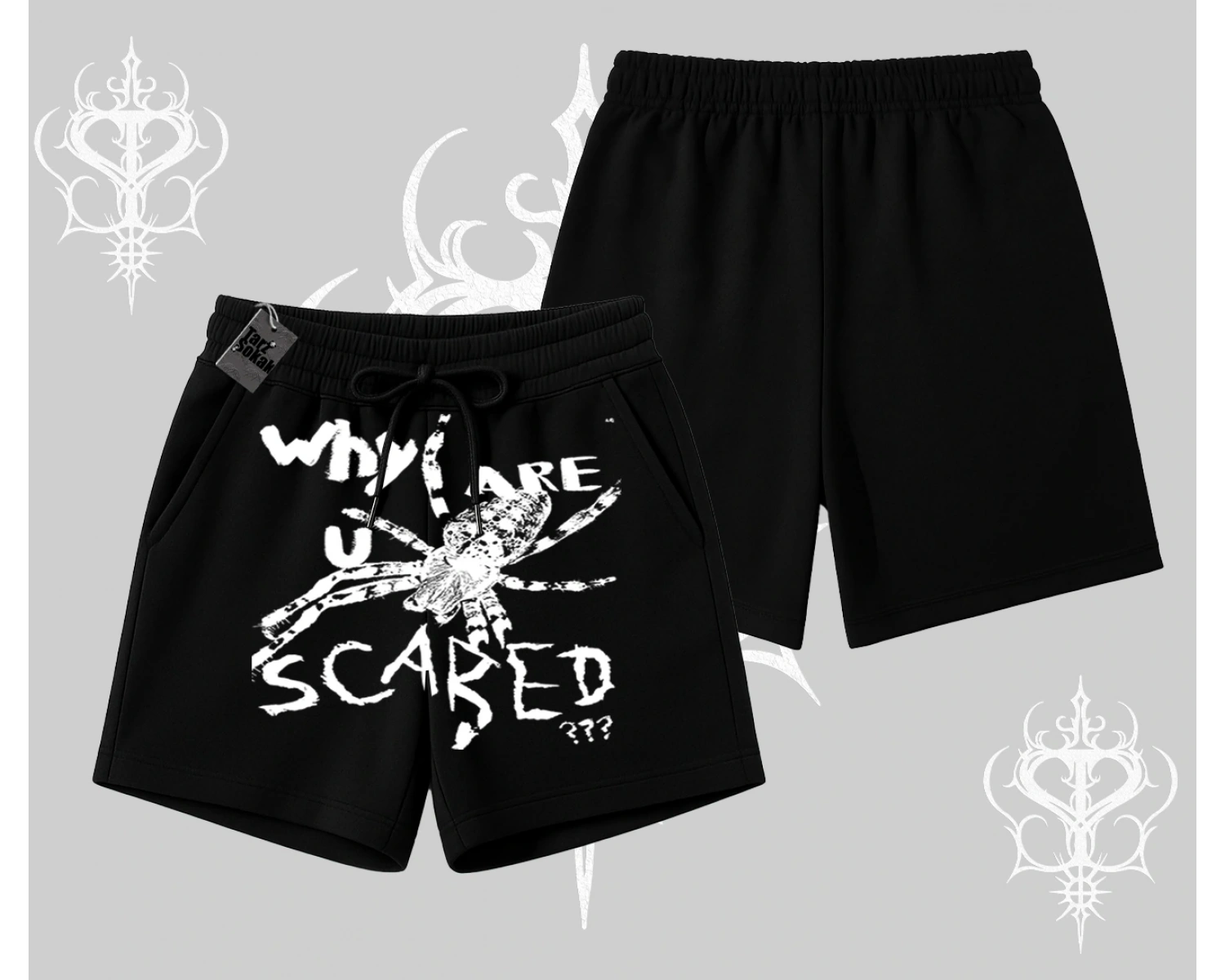 Beyaz Şort Why are u Scared