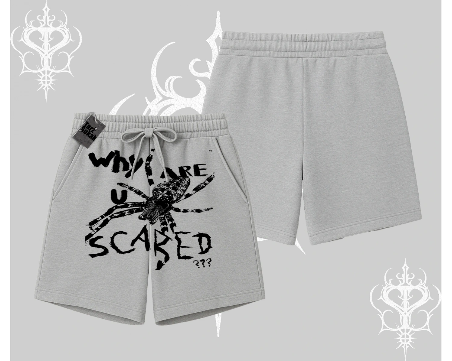 Beyaz Şort Why are u Scared