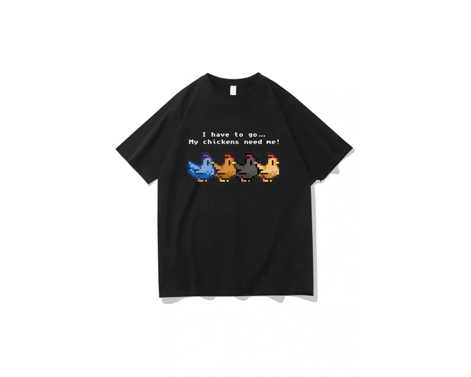 Beyaz Stardew Vadisi Tavuklarım Bana İhtiyacım Var/ harajuku Unisex