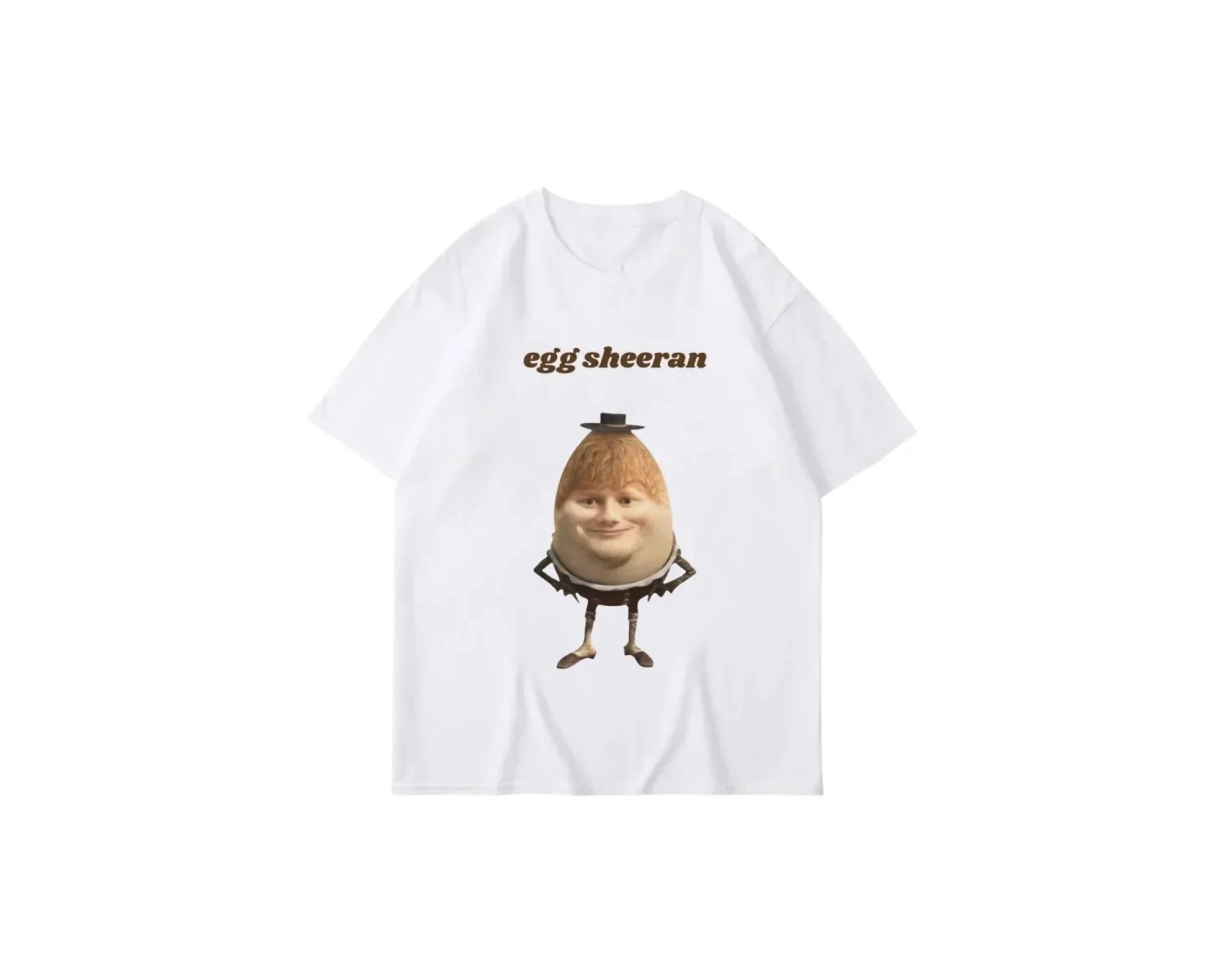 Beyaz Streetweet Komik Yumurta Ed Sheeran Meme Grafik Nefes Te