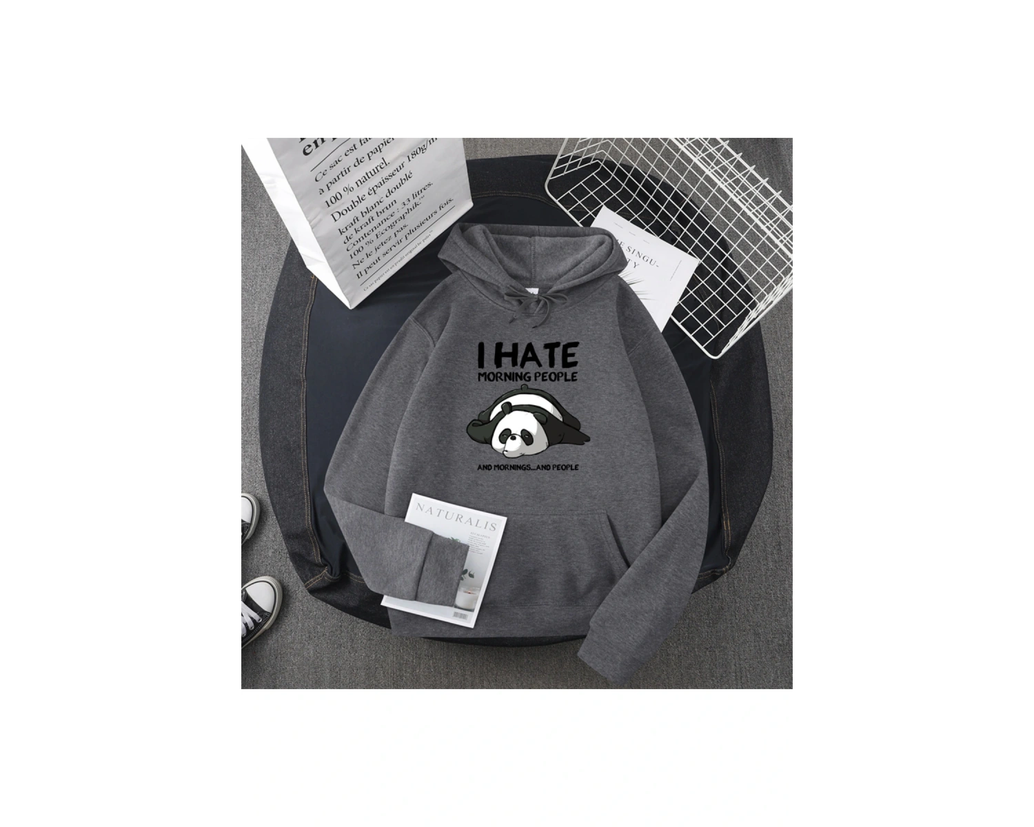 Beyaz Tembel Panda nefret sabah