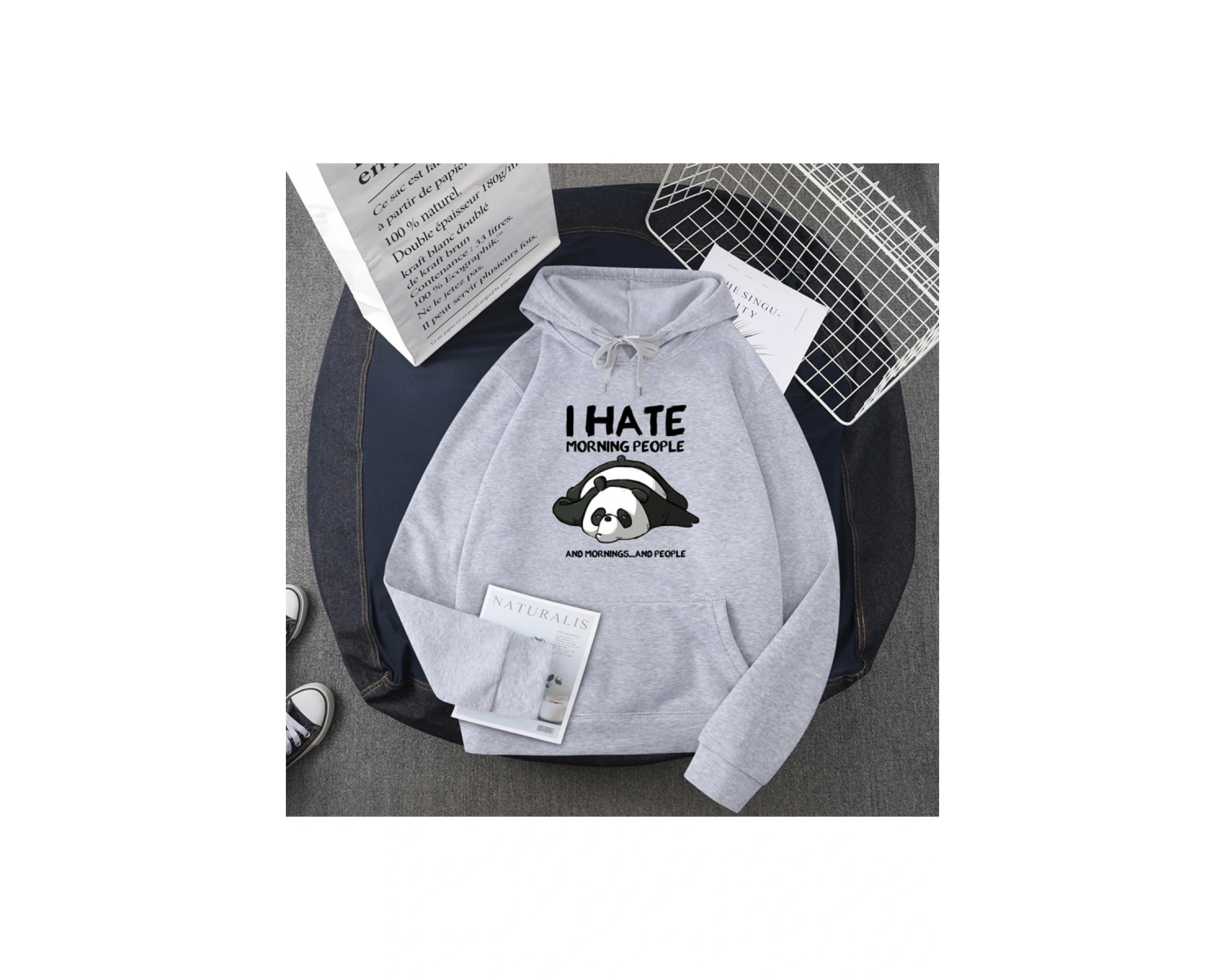 Beyaz Tembel Panda nefret sabah