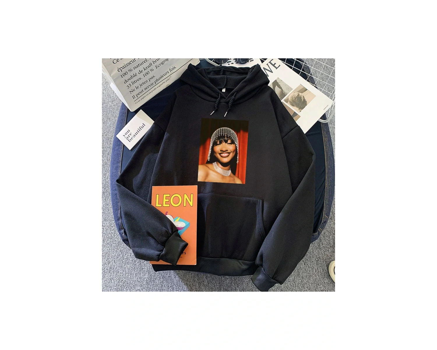 Beyaz Temss doğan vahşi tur Hoodies Hoodies deras Para Mujer u