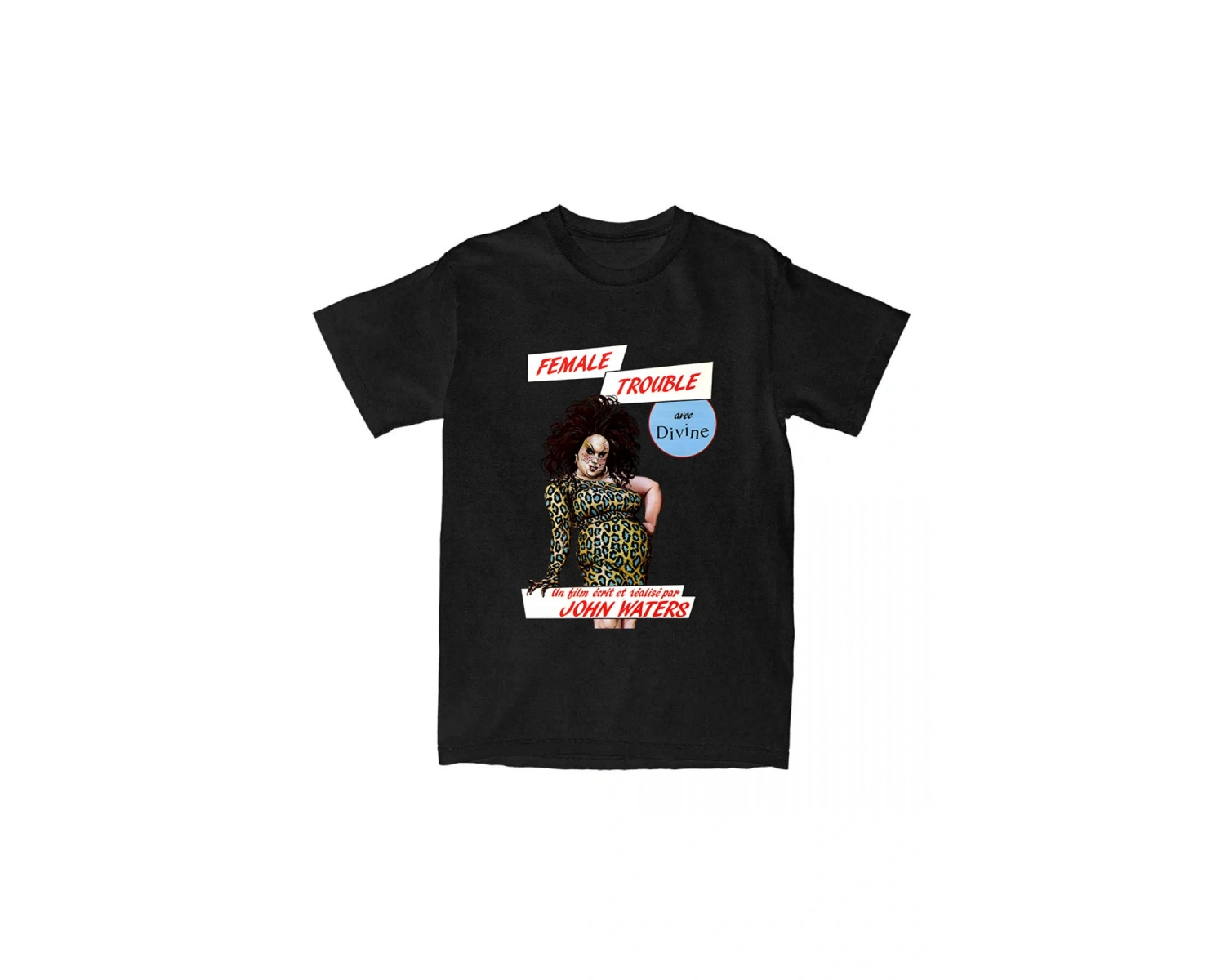 Beyaz The Musical Female Trouble Short Sleeve Cotton Round Neck Co