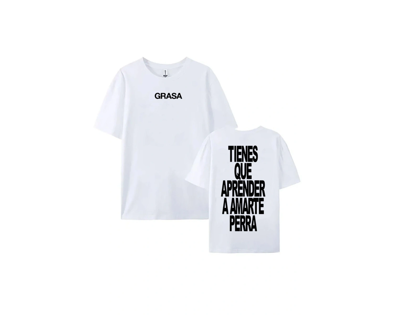 Beyaz TIENES QUE APRENDER A AMARTE leri SI TE DUELE CURITA Baskı Nathy Peluso Şarkıcı