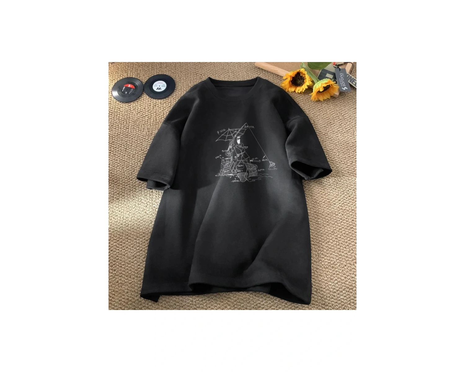 Beyaz Tutter Duygu Güçlü Bugün Anxious Tutter Tshirt Komik Fare Grafik