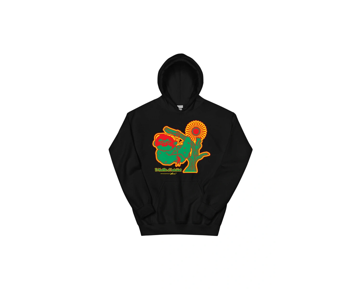 Beyaz Unisex 13MOS PUFF BASKILI HOODIE Aminé AMINE 13 Ay Sunshine Kapşonlu