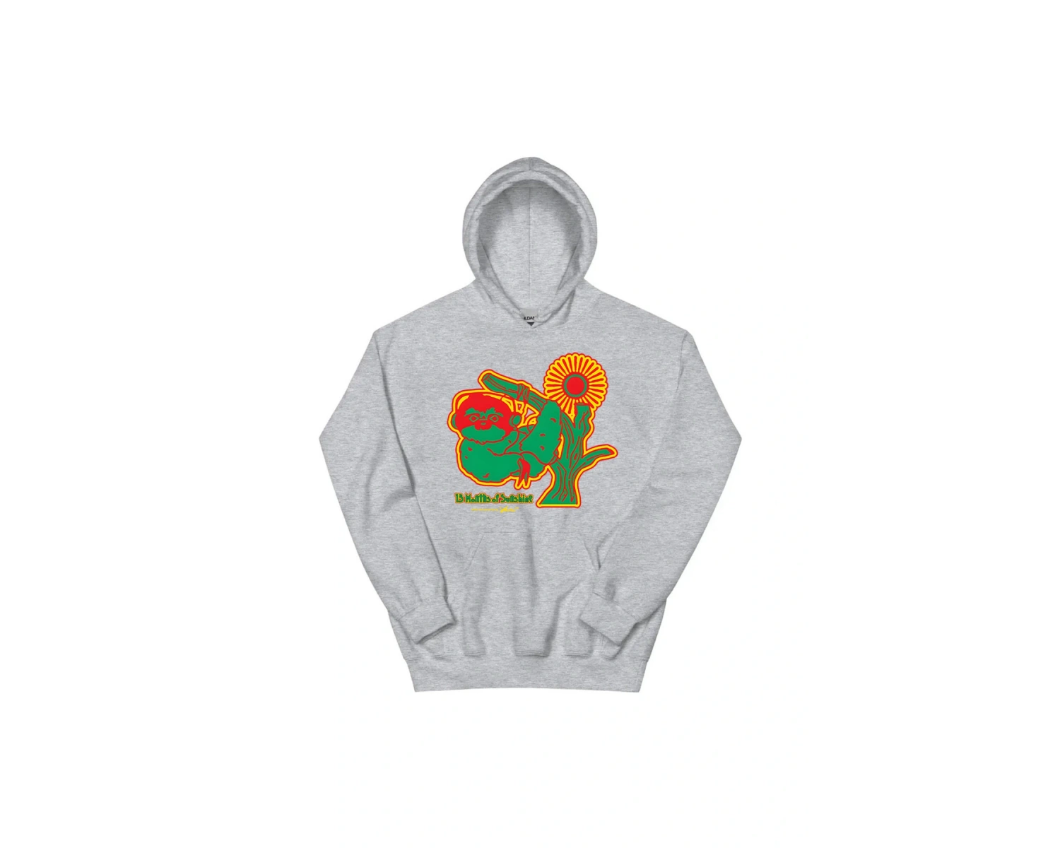 Beyaz Unisex 13MOS PUFF BASKILI HOODIE Aminé AMINE 13 Ay Sunshine Kapşonlu