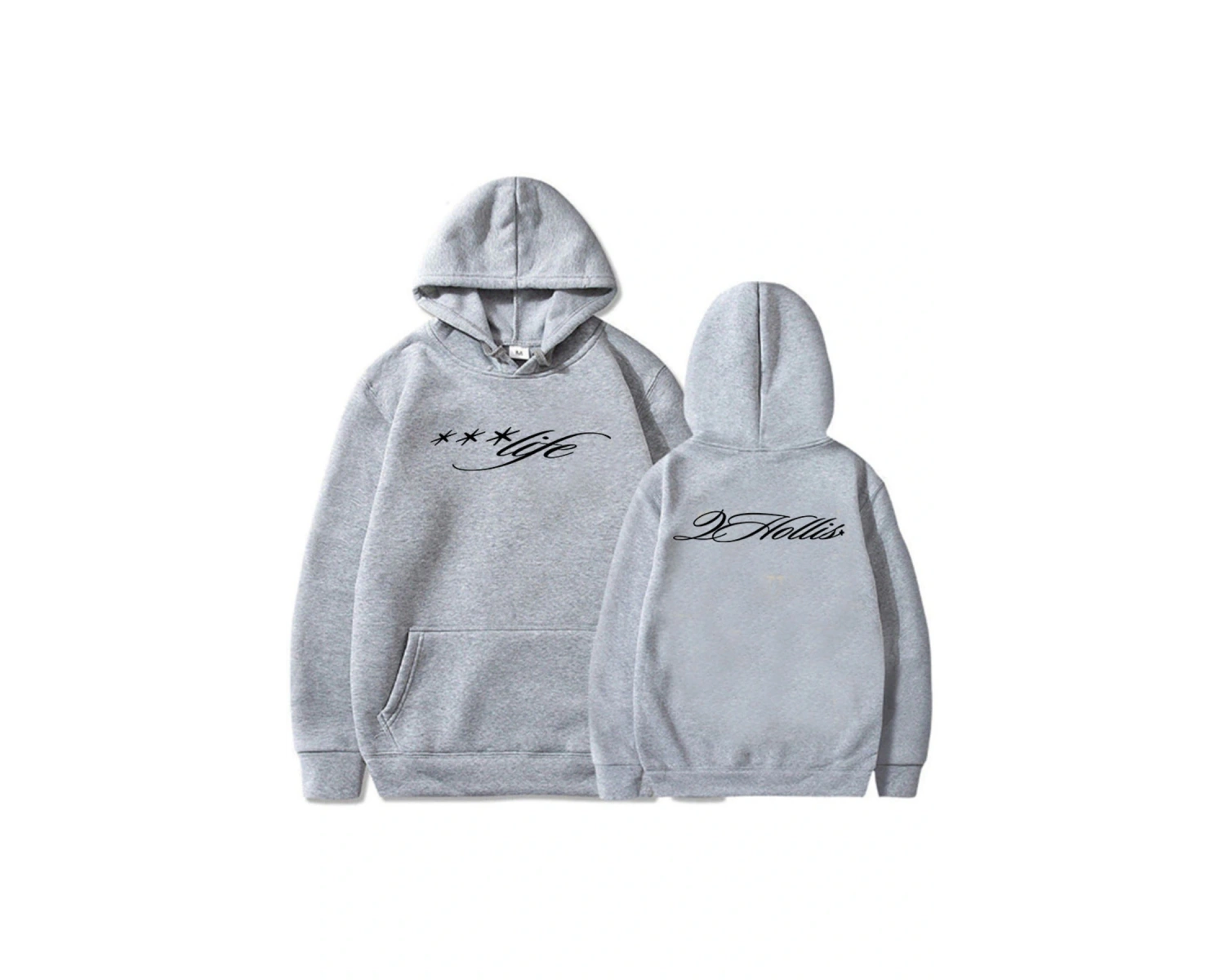 Beyaz Unisex 2hollis *** Hayat Komut Dosyası Hoodie Giyim Kapşonluevşek