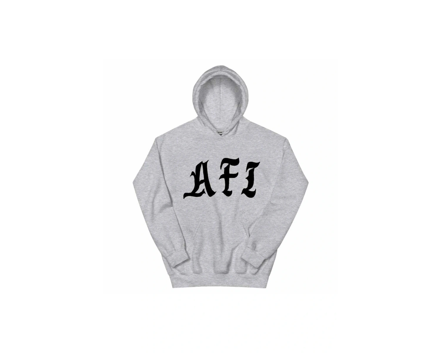 Beyaz Unisex A Fire Inside Siyah Hoodie Yüzleri Fildişi AFI Grafik Moda Kapşonlu