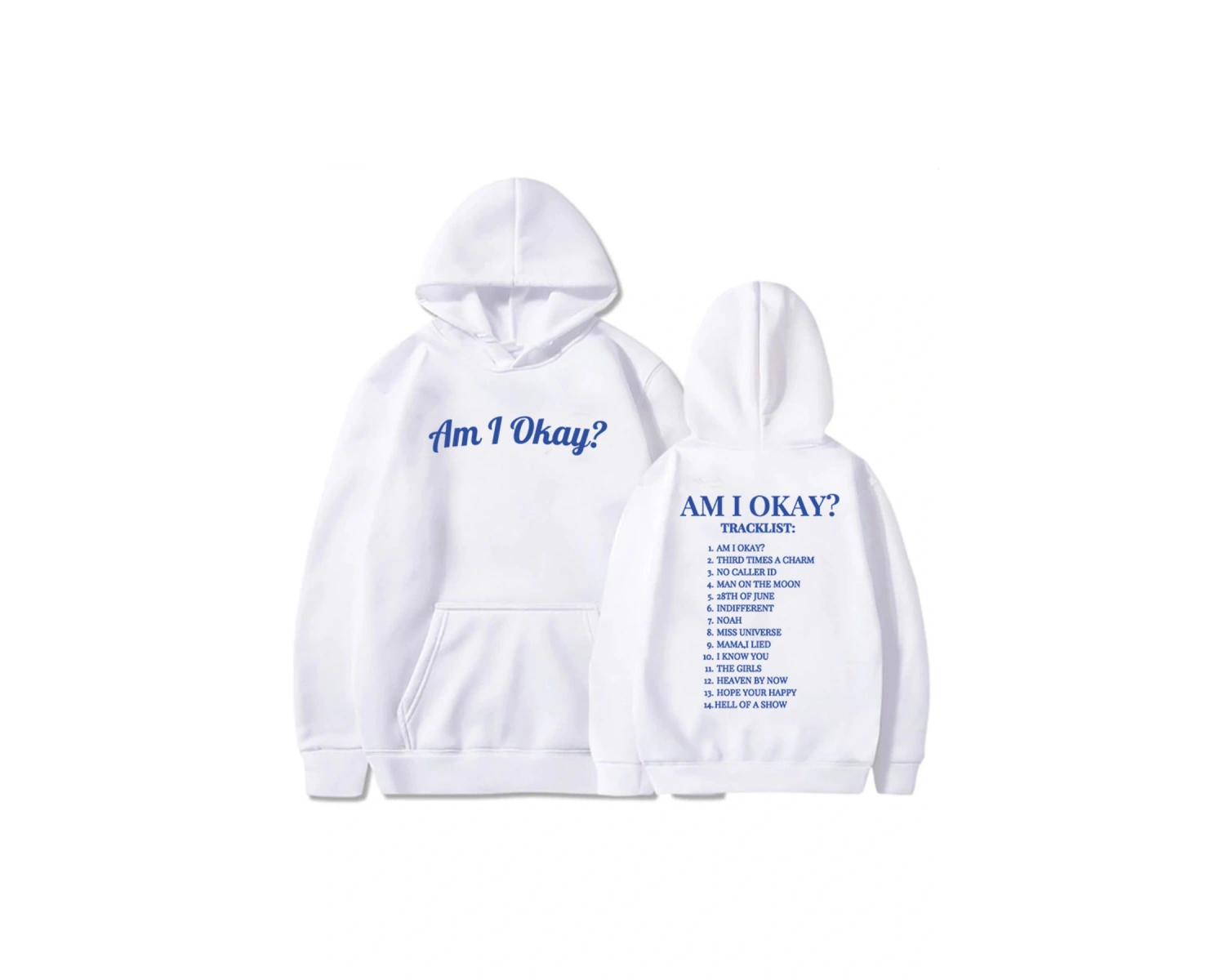 Beyaz Unisex Ben tamam albümü grafik Megan Moroney giysi sıcak Moletoms