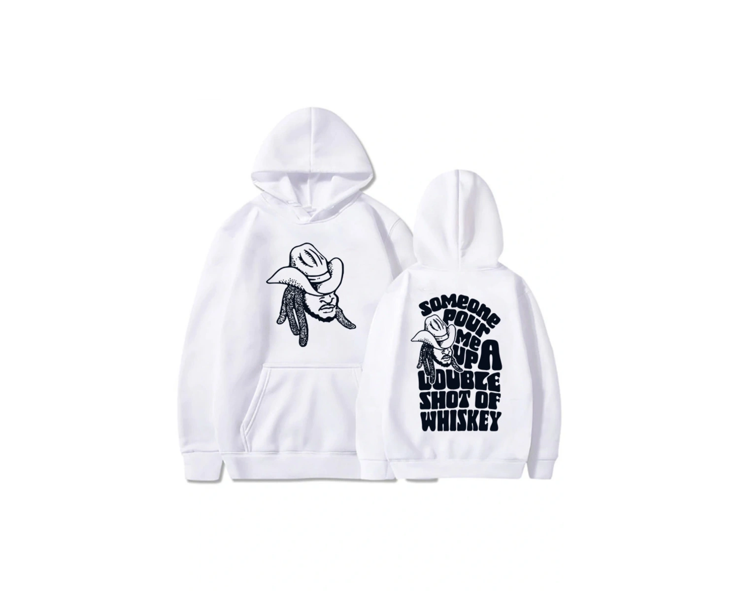 Beyaz Unisex Bir Bar şarkı Shaboozey Nashville Streetwear Vintage moda