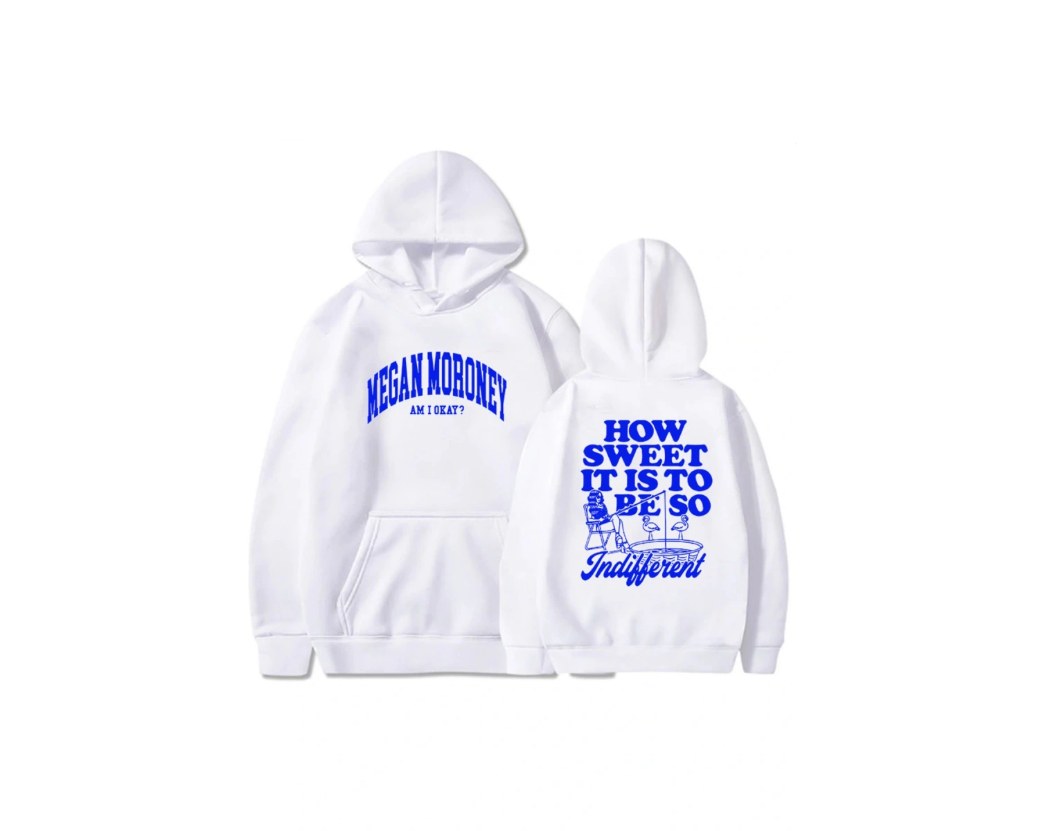 Beyaz Unisex Bu yüzden Megan Moroney olmak ne kadar tatlı ben tamam baskı Hombre deras Hom