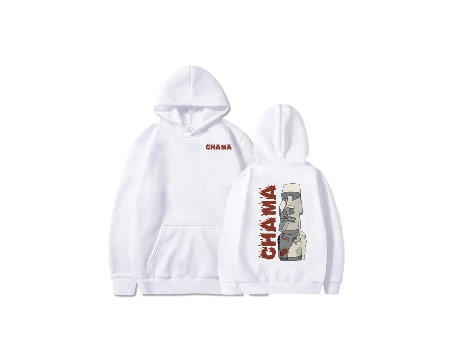 Beyaz Unisex Clothes Alex Pereira Chama Printing Winter Hooded Casual MenWomen Sweatshirts